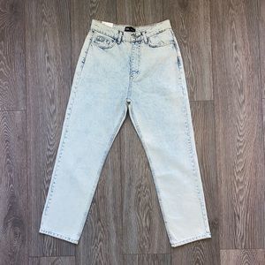 Zara Light Wash Hi Rise Jeans